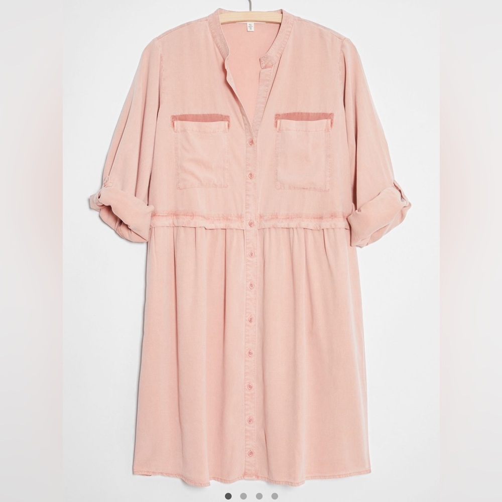 Cloth & Stone Lila Chambray Shirtdress